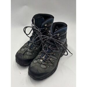 Salomon Quest 4D 2 GTX Women's 8 Grey Blue Waterproof Hiking Boots 378391